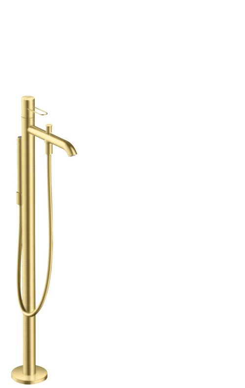 AXOR-HG-AXOR-Uno-Einhebel-Wannenmischer-bodenstehend-mit-Buegelgriff-Brushed-Brass-38442950 gallery number 1